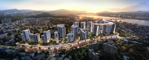 대우건설의 ‘한남써밋’ 조감도