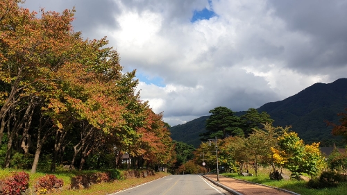 무주덕유산 리조트 입구