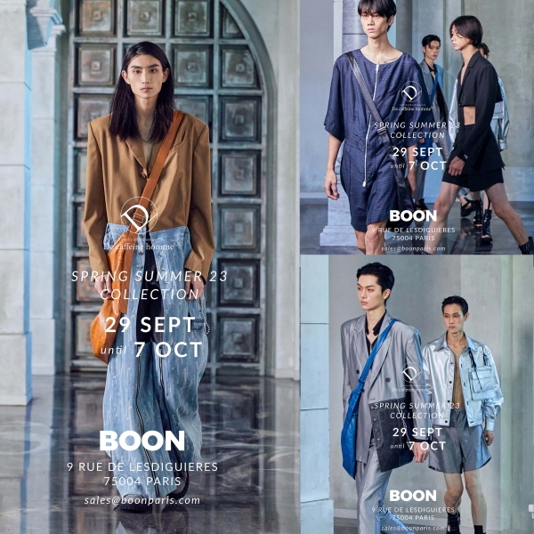디카페인 옴므, 파리 쇼룸 BOON paris 계약... 23S/S 뉴욕 컬렉션 발표