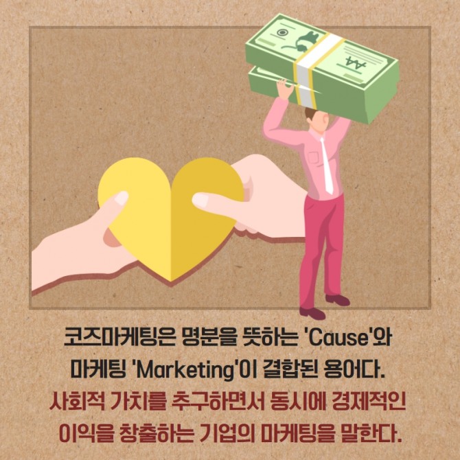 윈윈하는 착한소비 '코즈마케팅'