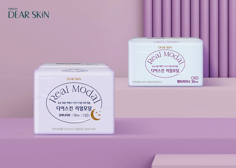 깨끗한나라 디어스킨 리얼모달 오버나이트·팬티라이너