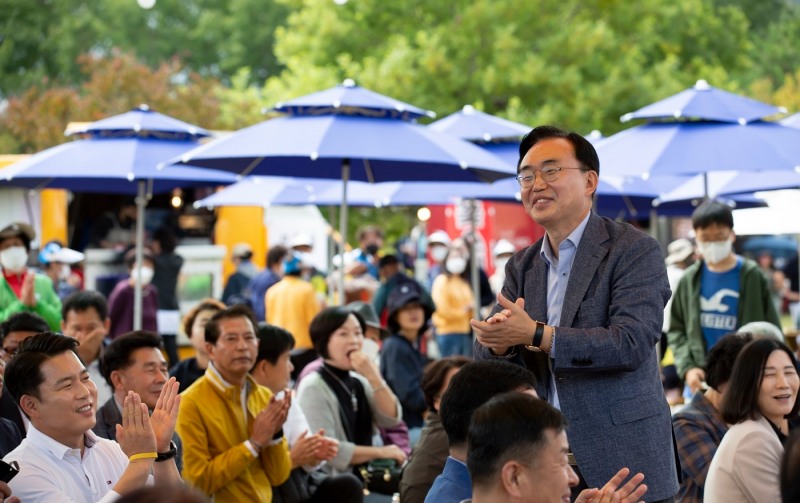 2022년 대한민국 마한문화제 개막식에 참석한 윤병태 나주시장 모습 (사진제공 = 나주시)