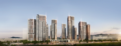 엘리프 아산탕정 투시도, 출처 : 계룡건설 컨소시엄