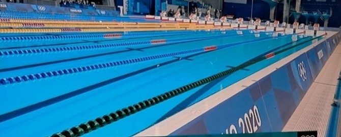 2020 도쿄올림픽 50m 수영경기장 모습