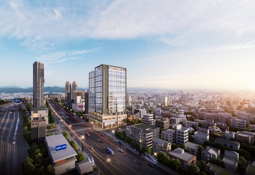 반도건설,‘상봉역 유보라 퍼스트리브’조감도 / 이미지 제공 = 반도건설