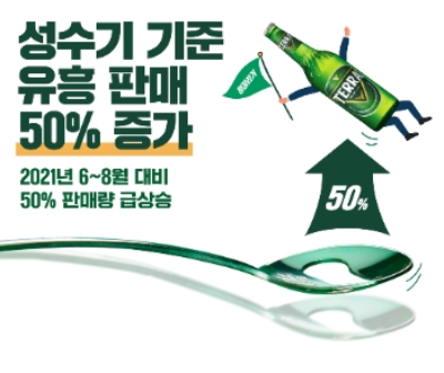 테라 성수기 판매 증가 이미지