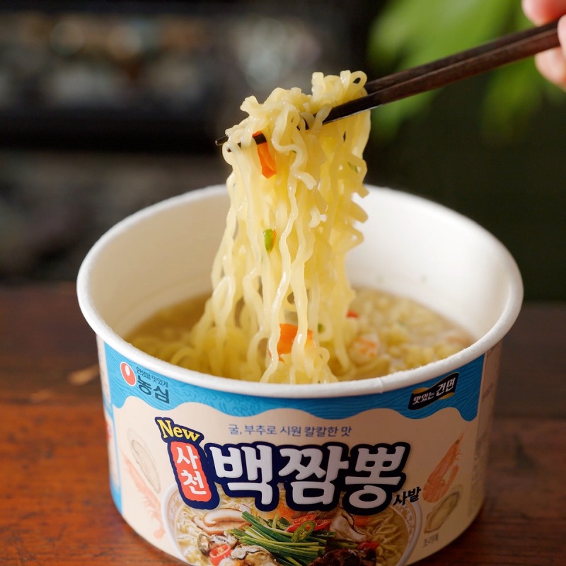 농심, 더 간편해진 '사천백짬뽕사발' 용기면 출시