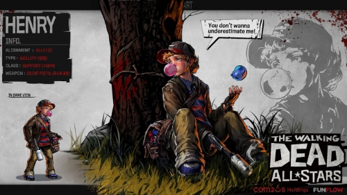 ‘워킹데드: 올스타즈’에 새롭게 등장하는 캐릭터, ‘헨리’