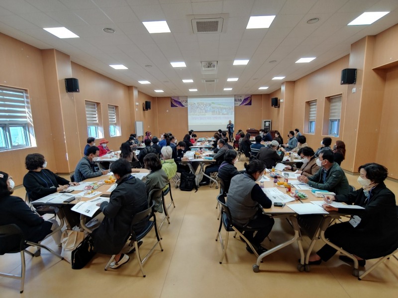 자원봉사단체장 및 실무자 역량강화 워크숍 모습 (사진제공 = 군산시)