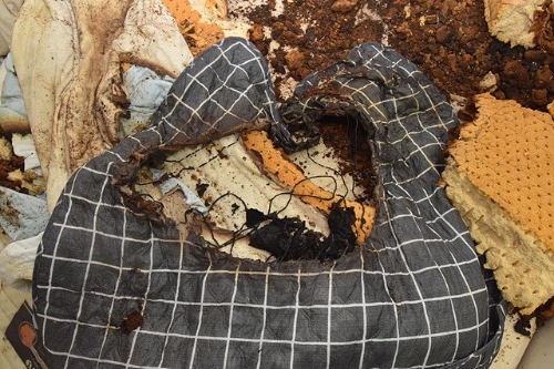 전기장판(전기요) 화재 모습 / 사진 제공 : 경기도