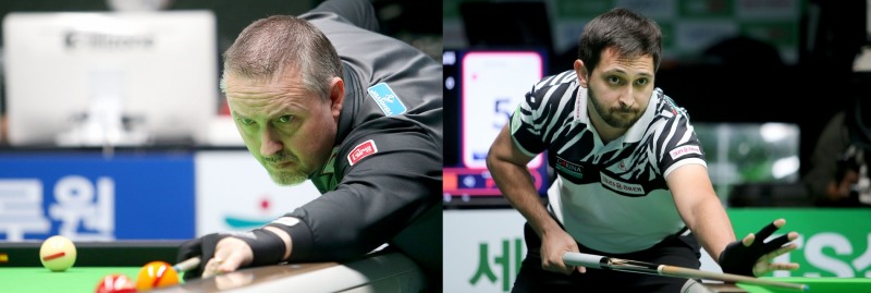 결승 다툼을 벌이게 된 쿠드롱(왼쪽)과 마르티네스(사진=PBA)