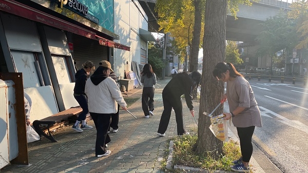 서울여자간호대, '플로깅' 캠페인 통해 지역 환경과 건강 지키기 앞장