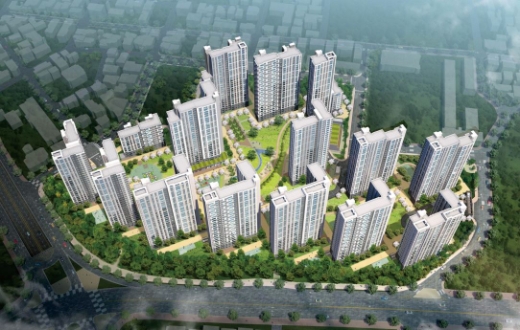 단계주공재건축 조감도