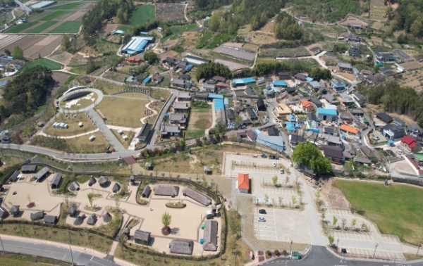 농어촌 마을 경관사업 대상지인 도곡면 효산리 모산마을 일대 (사진제공 = 화순군)