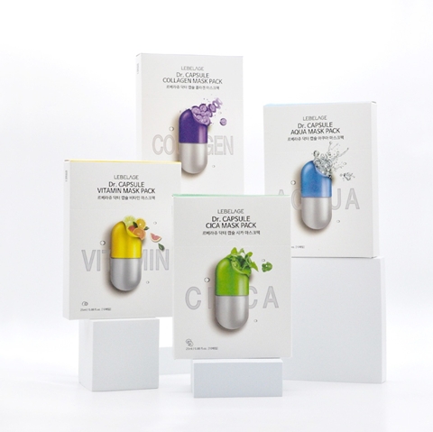 르베라쥬, 닥터 캡슐 마스크팩 4종 출시