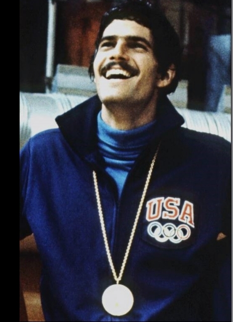 1972년 뮌헨올림픽서 금메달 7개를 획득한 미국 수영의 전설적 스타 마크 스피츠. 