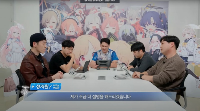 '블루 아카이브' 개발진 비하인드 스토리.