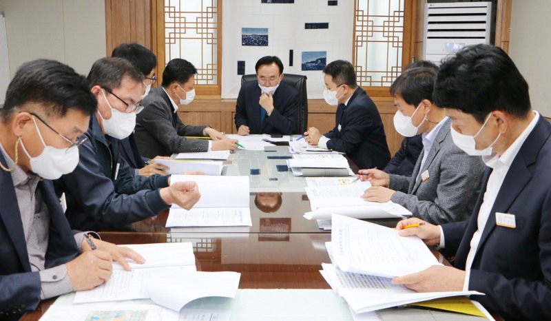 가뭄종합대책회의 모습 (사진제공 = 나주시)