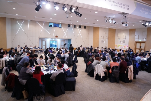 도심 내 군 공항 문제 해결 위한 2차 숙의토론 진행. / 사진 제공 : 경기도