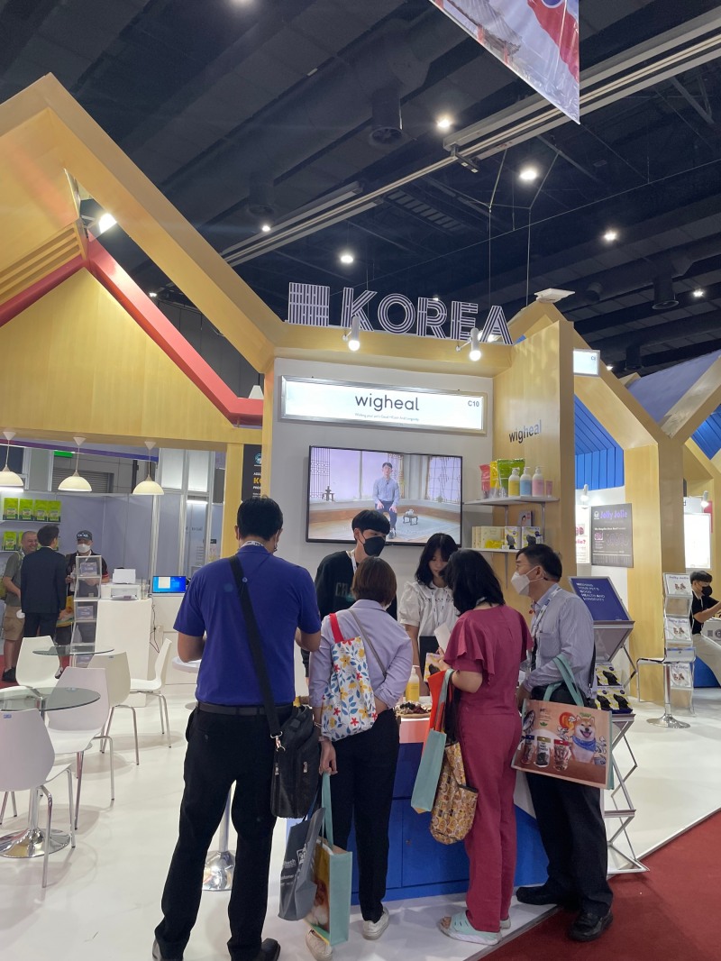 위그힐, 동남아 펫페어 성료…오는 '2022 메가주’ 케이펫페어 참여