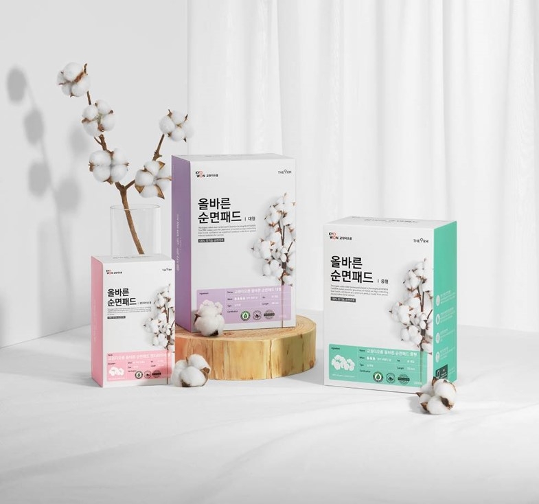 교원더오름, 미혼모 협회 인트리에 여성위생용품 기부