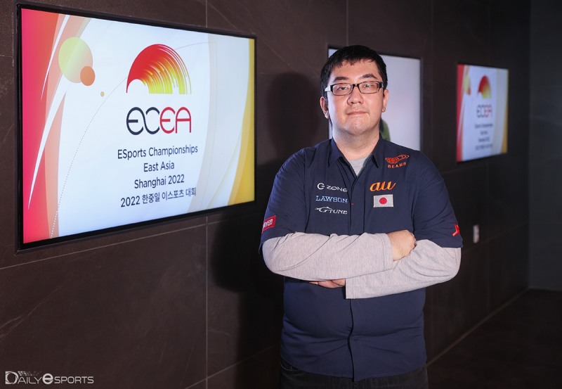 한중일 대회 일본 LoL팀 감독 사이토 요시아키.
