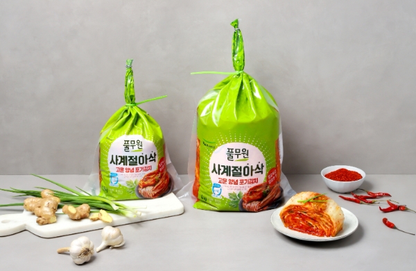 ‘사계절 아삭 고운 양념 포기김치’/ 사진 제공 : 풀무원