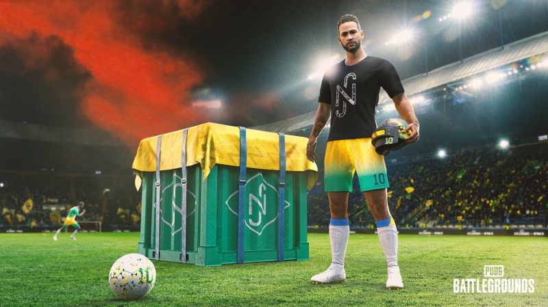 크래프톤, '배틀그라운드' 네이마르 컬래버 아이템 출시