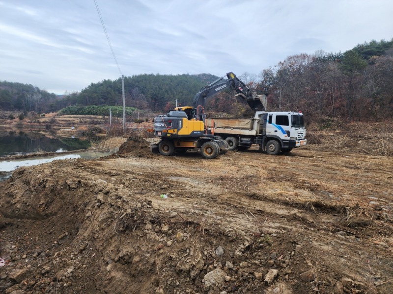 화순군 저수지 준설 모습 (사진제공 = 화순군)