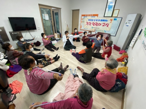 고혈압·당뇨 건강 알림이 교실 운영 모습 (사진제공 = 무안군)