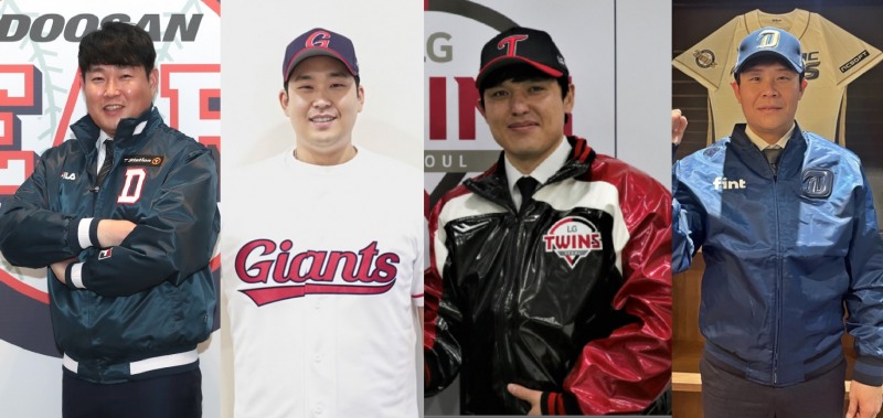 2023 FA 시장을 주도했던 포수 빅4들이 모두 팀을 옮겼다. 이들이 내년 순위판도에 어떤 영향을 미치게 될지 벌써부터 관심이 쏠린다. 왼쪽부터 양의지 유강남 박동원 박세혁