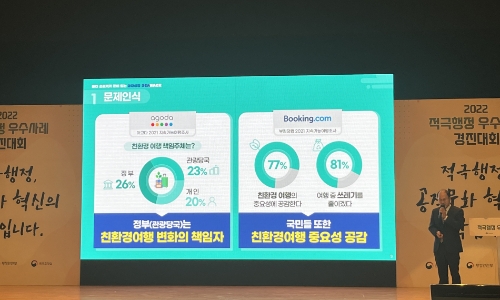 적극행정 경진대회 최우수상 수상 / 사진 제공 = 한국관광공사