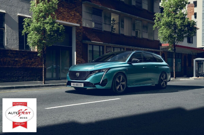 푸조는 ‘뉴 푸조 308’(뉴 308)이 유럽 자동차 전문 언론인이 뽑은 ‘2023 오토베스트 어워드-유럽 최고의 가성비 자동차’부문 파이널리스트에 선정됐다고 28일 밝혔다. 사진은 '뉴 푸조 308 SW'의 모습. (사진 = 푸조 제공)