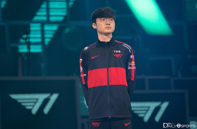 T1과 3년 재계약을 한 '페이커' 이상혁.