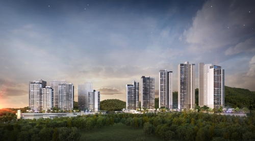 아산자이 그랜드파크 투시도 / 사진 제공 = GS건설