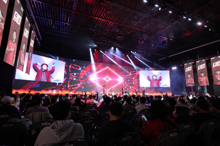 대한민국 대 가나전 뷰잉파티 현장사진.