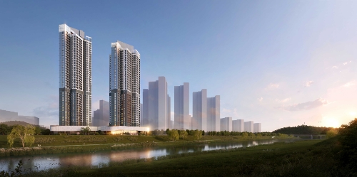 진주혁시도시 푸르지오 퍼스트시티 석경투시도 / 사진 제공 = 더피알