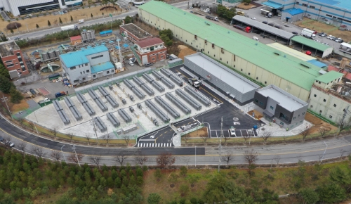 11월 30일 상업운전을 개시한 SK디앤디의 수소연료전지 발전소 ‘음성에코파크’ / 사진 제공 = SK디앤디