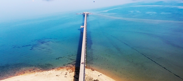 돌머리해수욕장 드론촬영 모습 (사진제공 = 함평군)