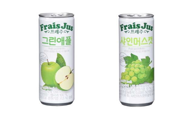 일화, 과일 음료 ‘프레주’   그린애플·샤인머스캣 2종 출시