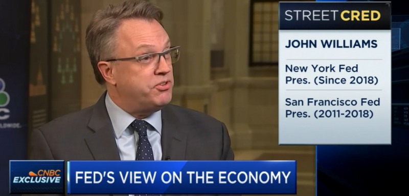 사진=CNBC, 존 윌리엄스 뉴욕 연방준비은행(연은) 총재