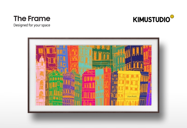 삼성전자 라이프스타일TV '더 프레임'을 통해 선보이는 '키뮤스튜디오'의 다양한 작품 이미지. / 사진 = 삼성전자 제공