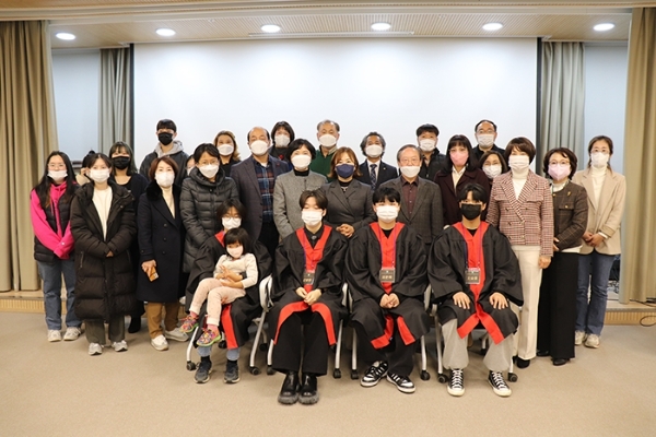 지난 2일 열린 담양군 청소년지원센터 꿈드림 졸업식 모습 (사진제공 = 담양군)