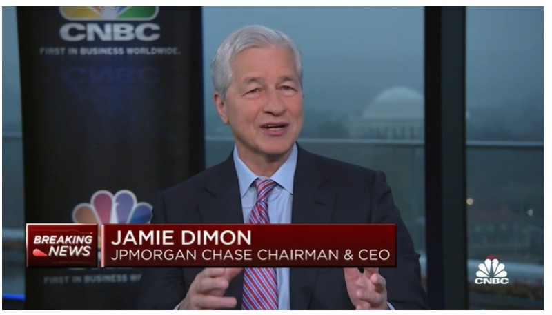 사진=CNBC, 제이미 다이먼 JP모간체이스 CEO