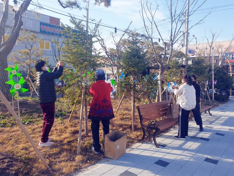 크리스마스 문화축제 준비 모습 (사진제공 = 정읍시)