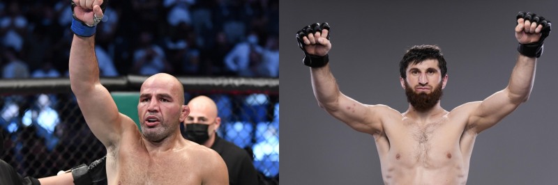 전챔피언 테세이라와 왕좌를 놓친 안칼라예프(사진=UFC)