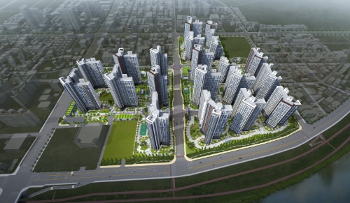 둔산 더샵 엘리프 조감도 / 사진 제공 = 더피알