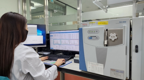 잔류농약검사사진