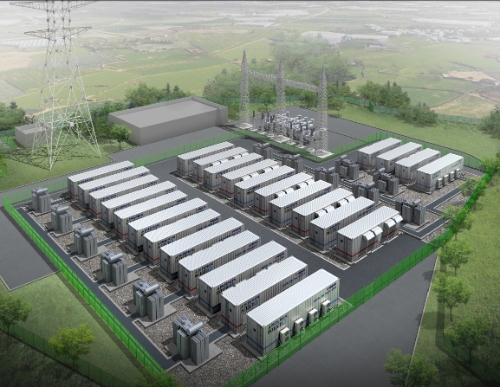 현대일렉트릭이 제주 금악 변전소에 공급한 ESS 조감도 / 사진 제공 = 현대중공업그룹