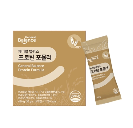 지쿱, ‘제너럴 밸런스 프로틴 포뮬러’ 출시